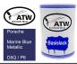 Preview: Porsche, Marine Blue Metallic, D5Q / P6: 500ml Lackdose, von ATW Autoteile West.